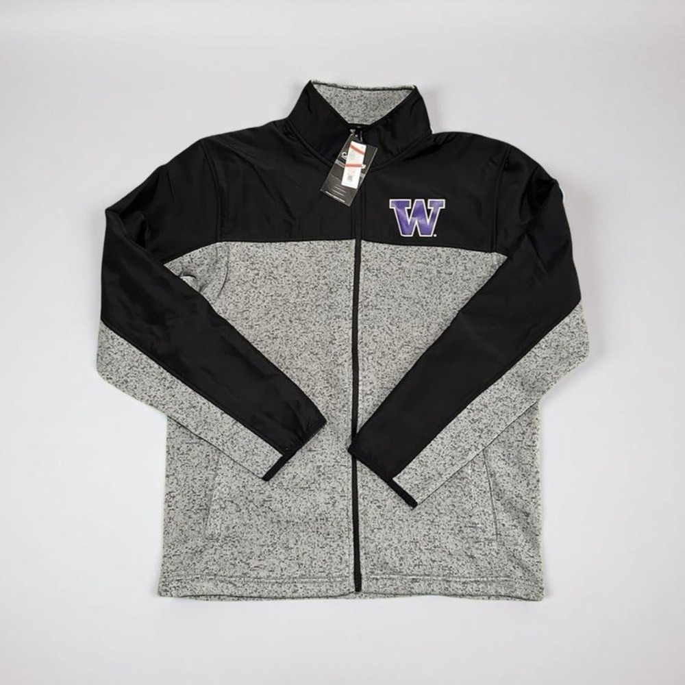 Washington Huskies Full-Zip Fleece Jacket Captivating Apparel Men's XL NWT